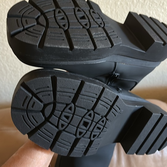 Womens Knee High Boots Thick Bottom Casual Wedding Hiking size 41/ 10.5 - Picture 10 of 14